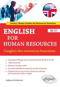 English for human resources / l'anglais des ressources humaines - B2-C1