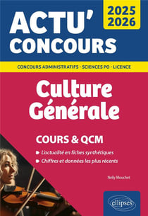 Actu' concours : Culture générale (édition 2025/2026)