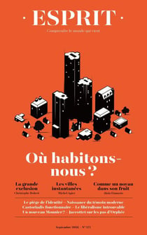 Esprit n.477 : où habitons-nous ?