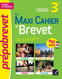 Prépabrevet cours & examen : le maxi cahier du brevet - 3e - brevet 2022
