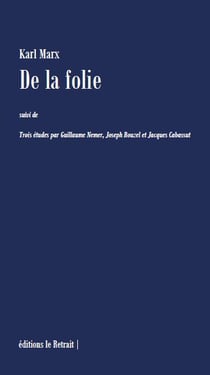 De la folie - trois études par guillaume nemer, joseph rouzel et jacques cabassut