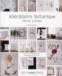 Abécédaire botanique - lettres à broder