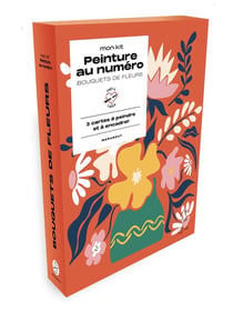 Mon kit peinture au numéro Marabout - Bouquet de fleurs