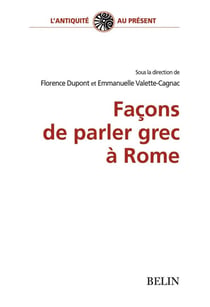 Façons de parler grec à  Rome
