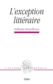 L'exception littéraire