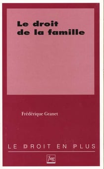 Droit de la famille (le)