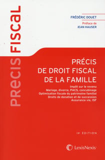 Précis de droit fiscal de la famille (édition 2015)