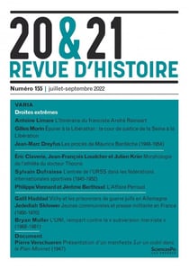 20 & 21. Revue d'histoire n.155 : 20&21. revue d'histoire