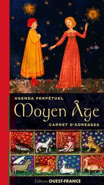 Agenda perpetuel et carnet d'adresses du Moyen âge