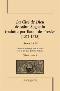 La cité de dieu, livres i à iii