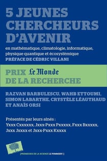 5 jeunes chercheurs d'avenir (édition 2015)