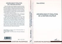 Archeologie et evolution de la notion d'auteur