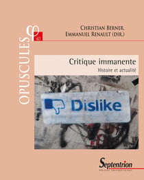 Critique immanente : Histoire et actualité
