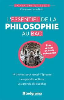 Concours et tests : l'essentiel de la philosophie au bac : bac 2022
