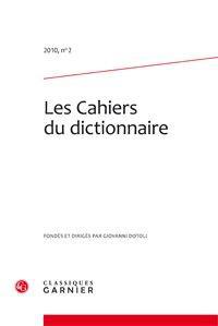 Les cahiers du dictionnaire n.2