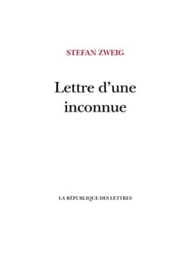 Lettre d'une inconnue