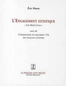 L'engagement extatique sur rené char
