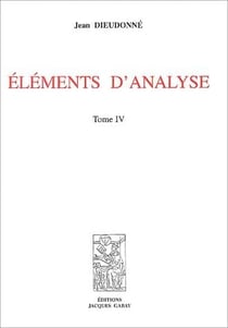 Éléments d'analyse t.4