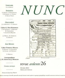 Revue nunc n.26 : dossier Didi-Huberman T. Malick