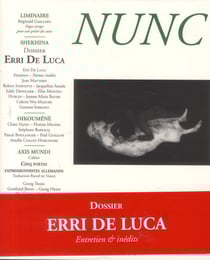 Revue nunc n.28 : Erri de Luca
