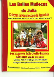 Las bellas muñecas de julia celebran la resurrección de jesuscristo