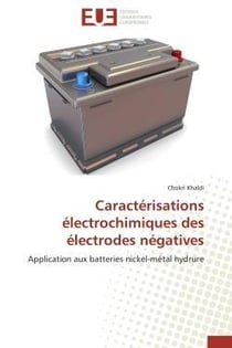 Caracterisations electrochimiques des electrodes negatives - application aux batteries nickel-metal