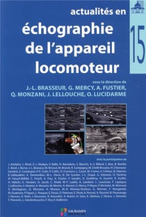 Actualités en échographie de l'appareil locomoteur Tome 15
