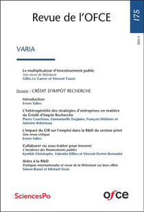 Revue de l'ofce n 175
