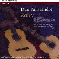Reflets : musiques d'inspiration populaire pour deux guitares