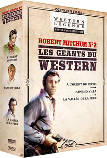 Robert Mitchum N°2 - Les Géants du Western : À l'ouest du Pecos + Pancho villa + La Vallée de la peur