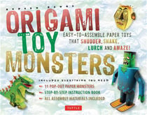 Origami toy monsters