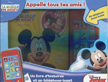 MICKEY - UN LIVRE ET UN TELEPHONE-JOUET