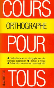 Cours pour tous - orthographe