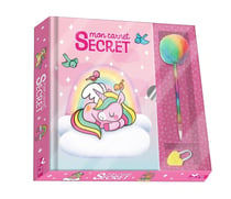 Mon carnet secret bébés licornes - coffret