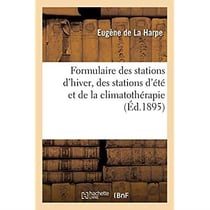 Formulaire des stations d'hiver, des stations d'été et de la climatothérapie