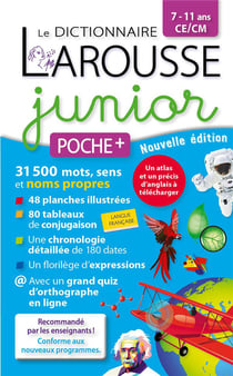 Le dictionnaire Larousse junior poche plus