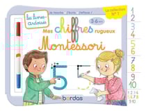 Les livres-ardoises : mes chiffres rugueux Montessori - 3/6 ans (édition 2019)