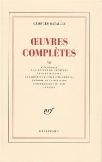 Oeuvres complètes t.7