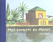 Mes carnets du maroc - illustrations, couleur