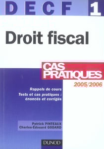 DECF 1 - DROIT FISCAL - CAS PRATIQUES (9e édition)