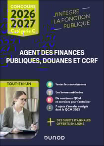Concours commun Agent des finances publiques, douanes et CCRF - Catégorie C - Tout-en-un (édition 2026/2027)