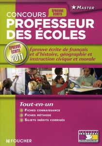 Concours professeur des écoles - épreuve écrite de français, d'histoire-géographie et d'instruction civique et morale