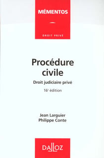Procedure civile droit judiciaire prive