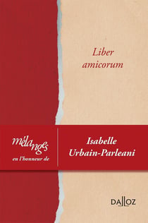 Mélanges en l'honneur d'Isabelle Urbain-Parleani