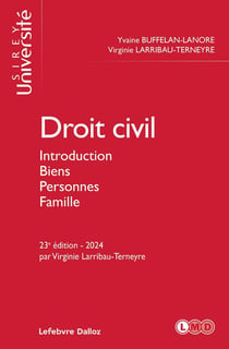 Droit civil 23ed 2024 - Introduction, biens, personnes, famille