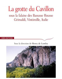 La grotte du Cavillon sous la falaise des Baousse Rousse Grimaldi, Vintimille, Italie