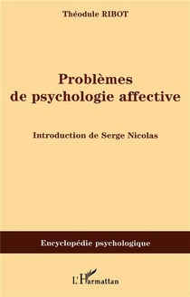 Problèmes de psychologie affective