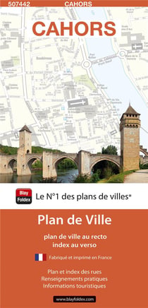 Cahors : plan de ville (édition 2024)