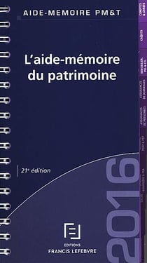 AIDE-MEMOIRE DU PATRIMOINE