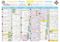 Calendrier familial catholique (édition 2020)